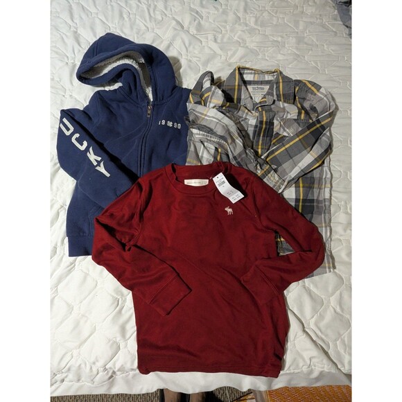 Kid's small size 7/8 bundle (lot of 3 pieces) A&F Lucky Brand - Picture 1 of 12
